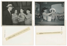 Lot of Twenty 10 x 8 Glossy Photos From Nine Different Three Stooges Films, Complete List List Online at NateDSanders.com -- Very Good Condition